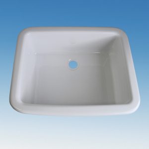 Mini washbasin 350x280 depth 120mm white