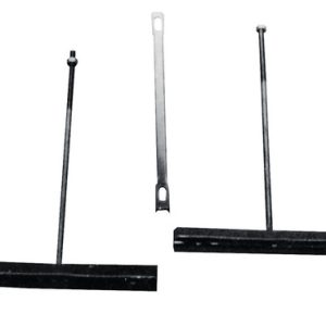 Battery fastening, T-form