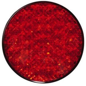 LED rear fog light 12V 4W, IP67, 500mm cable - ⌀122mm