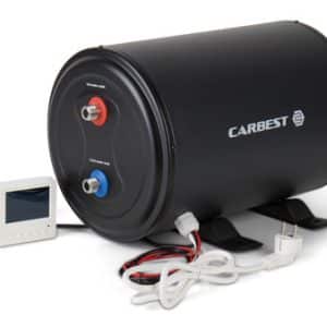 CozyWater hot water boiler - 10 liters steel black 12/230V - 200W