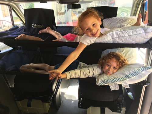 Patented Cabbunk® Twin - Double Bed System - 3X seat all vehicles