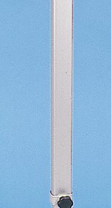 Folding table leg, silver - height 555 - 765 mm - joint at the top